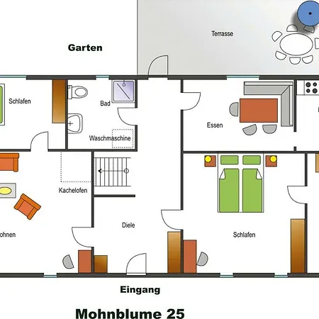 Holiday Mohnblume Mirow - Dms02122-fya Ferienhaus